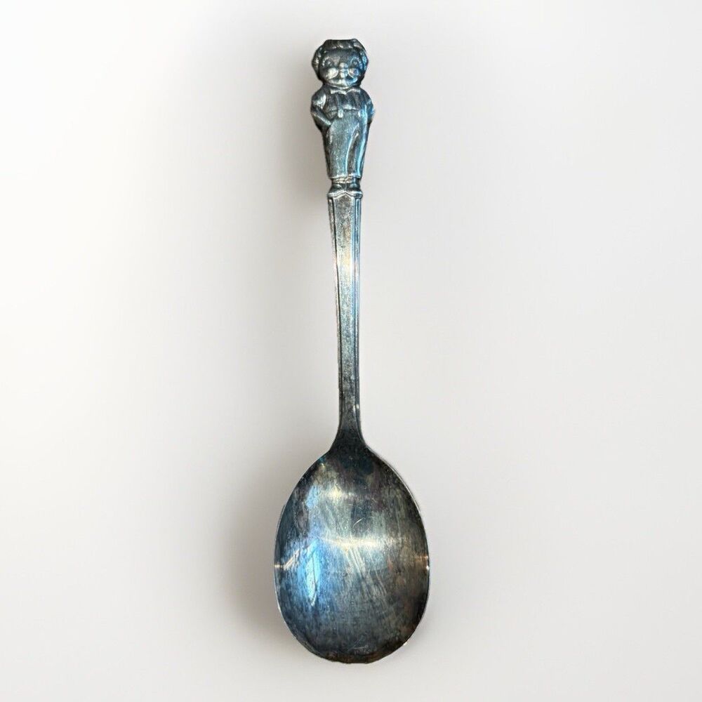 International Silver-plated "Campbell Kids” Soup Spoon, Boy spoon